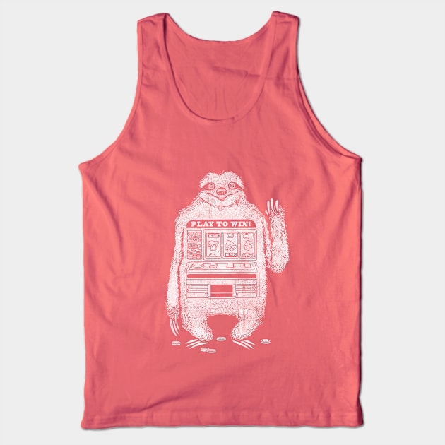 Sloth Machine Tank Top by bad_nobe